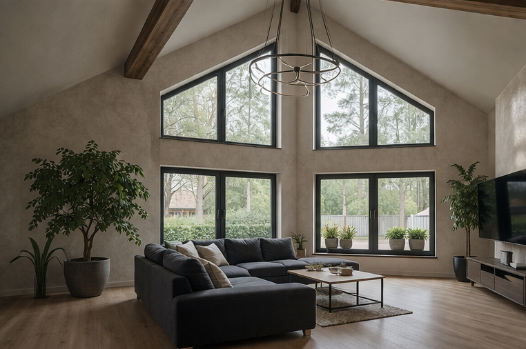 Панорамное остекление коттеджа