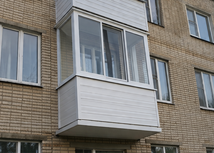 Остекление балкона Химки