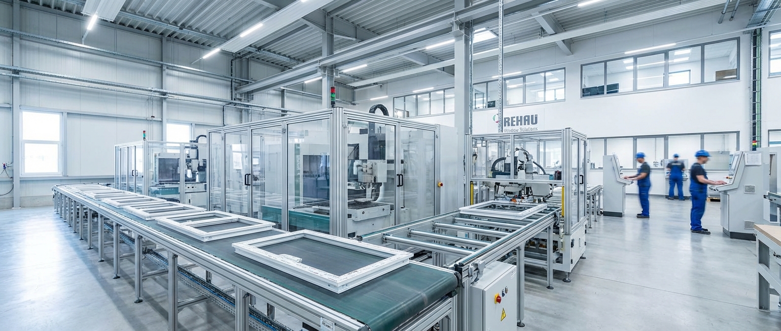 Производственная линия окон